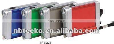 Multi-purpose tape measure with LED light &pen &memo pad