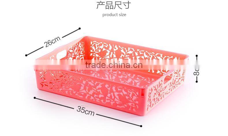 New bird design PP plastic storage basket
