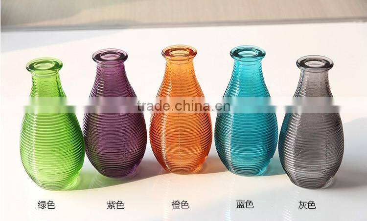 glass vase with animal design /zebra stripe,leopard print,giraffe pattern in gold color