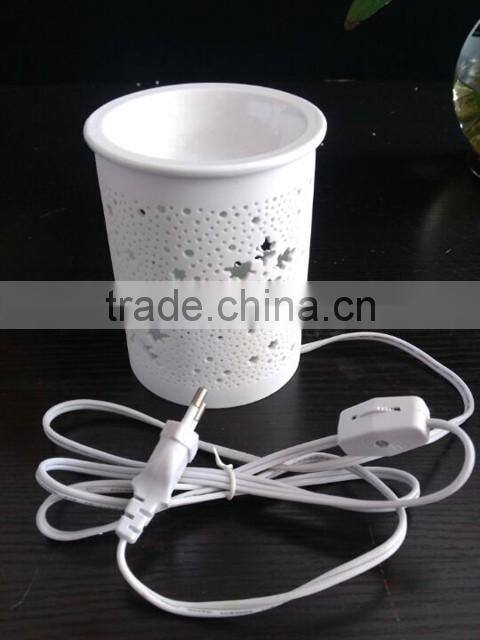 Ceramic Cylinder electric oil burner with aromatheraphy function