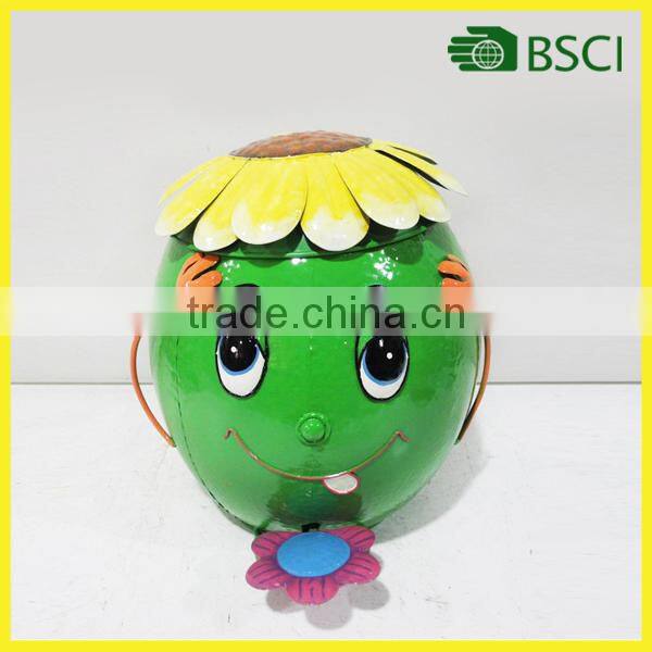Wholesale cat metal decor trash can