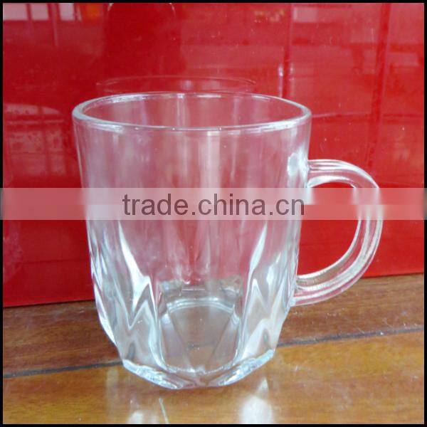 African Style Golden Silver Colorful Glass Cup