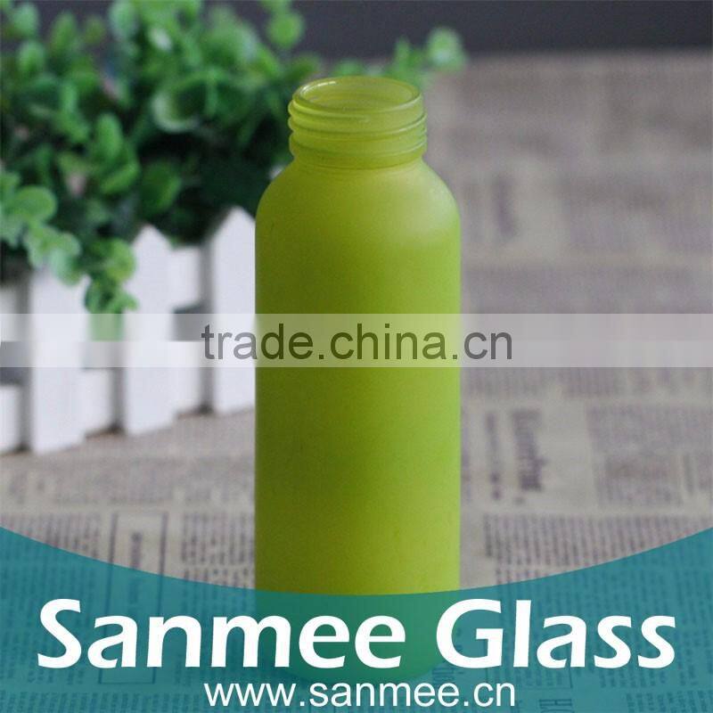 Manufacture Tall And Thin Bottle Glass Quality Milk Glass Bottle