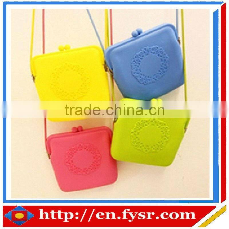 Portable fashion silicone glasses case for kids