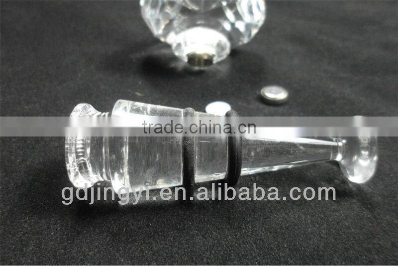 Acrylic barwares LED wine stopper