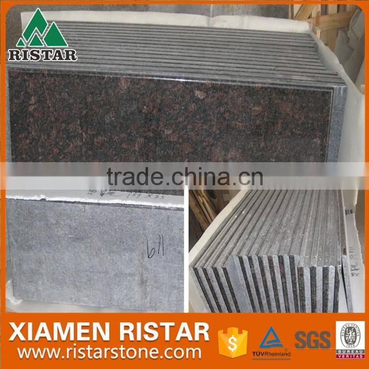 Polished Tan Brown granite slabs,granite tiles and stairs