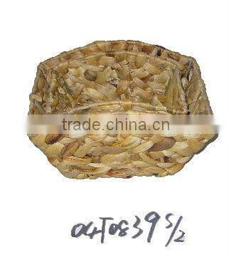 decorative water hyacinth flower holder/planter/basket