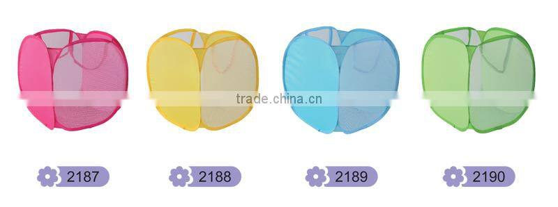 Simple and plain and cheap folded laundry storage basket