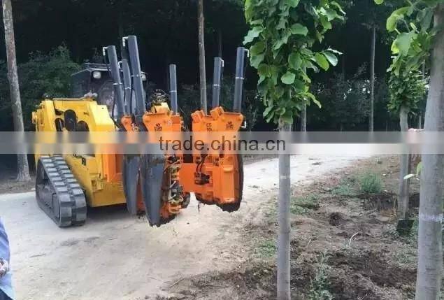 Skid loader attachment/Hydraulic tree mover