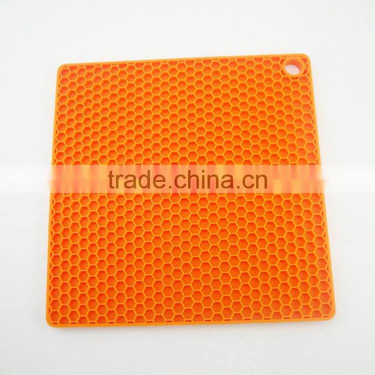 Eco-Friendly Square Silicone Cellular Place Mats