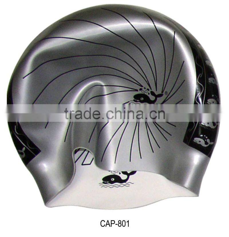 Custom Fashion Elegant Racing Swim Cap (CAP-800)