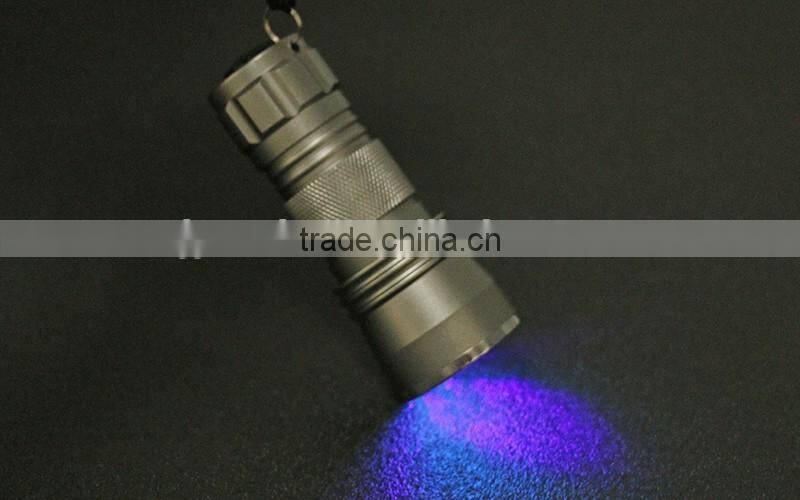 21 led UV purple light flashlight