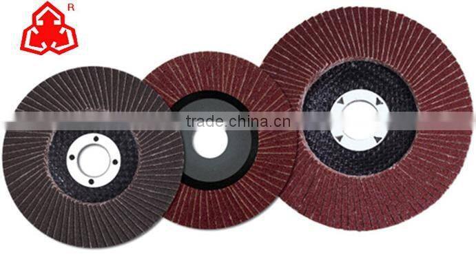4'' 100mm hot abrasive flap wheels machine