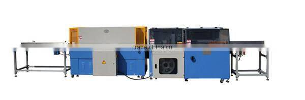 shrink wrapping machine with heat powered stove fan