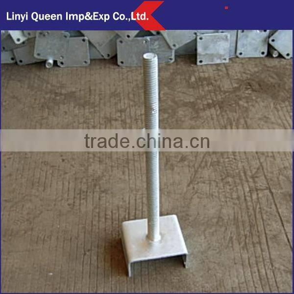 Scaffolding Formwork Accessories Adjustable U Head Screw Jack Base