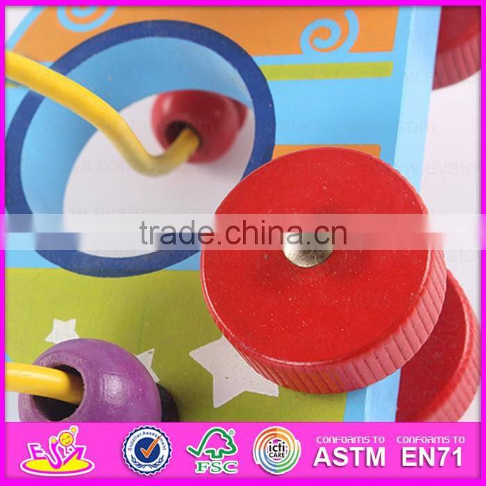 2016 brand new wooden beads toy, educational wooden beads toy, preschool wooden beads toy W11B085