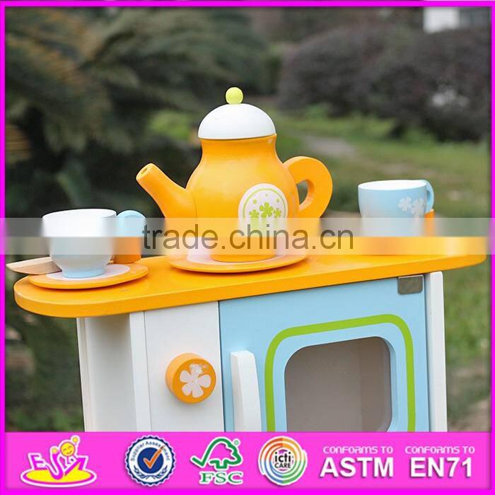 2016 new design preschool home play toy wooden kids wooden kitchen sets W10C246