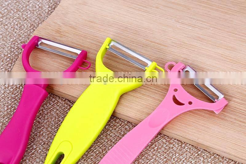 Hot pink Stainless Steel Kitchen Potato Grater Peeler