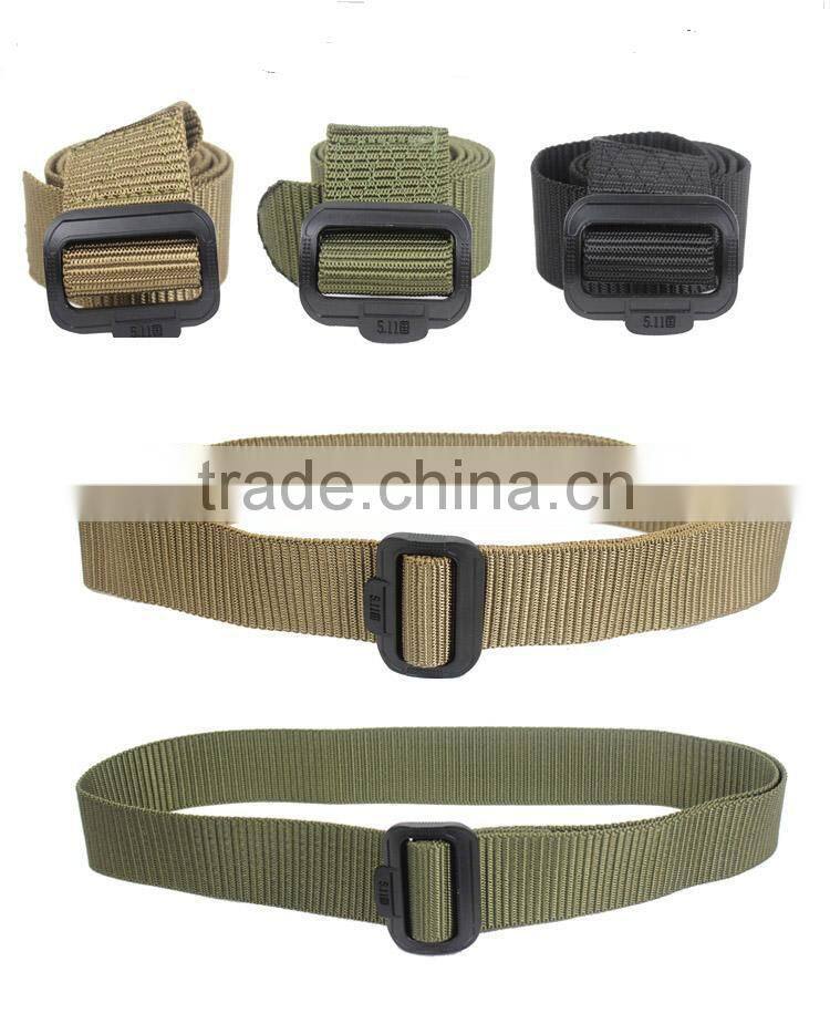 NEW Men Black Belt Inside 800D Army Leisure Tactical Belt