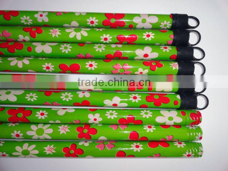 PVC coated wooden mop stick