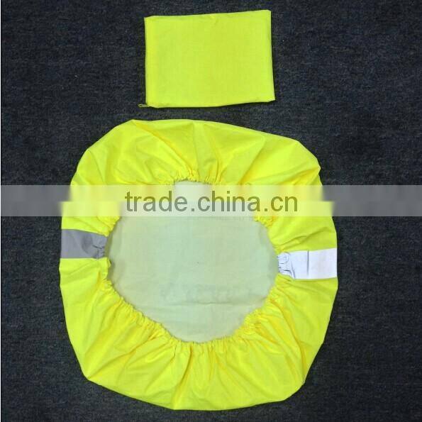 High Visibility Reflective bagpack Cover With Pouch
