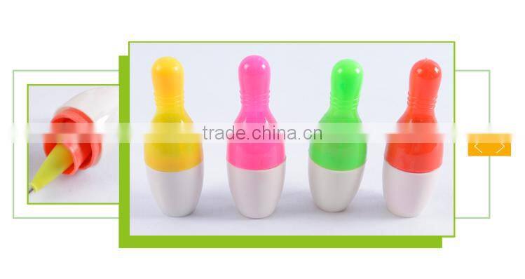 Wholesale kids play bowling shape set mini toy cheap pens bulk