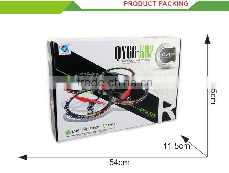 Two color mini rc drone 2.4g 4-axis ufo aircraft quadcopter