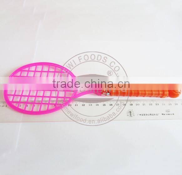Popular racket plastic candy toy