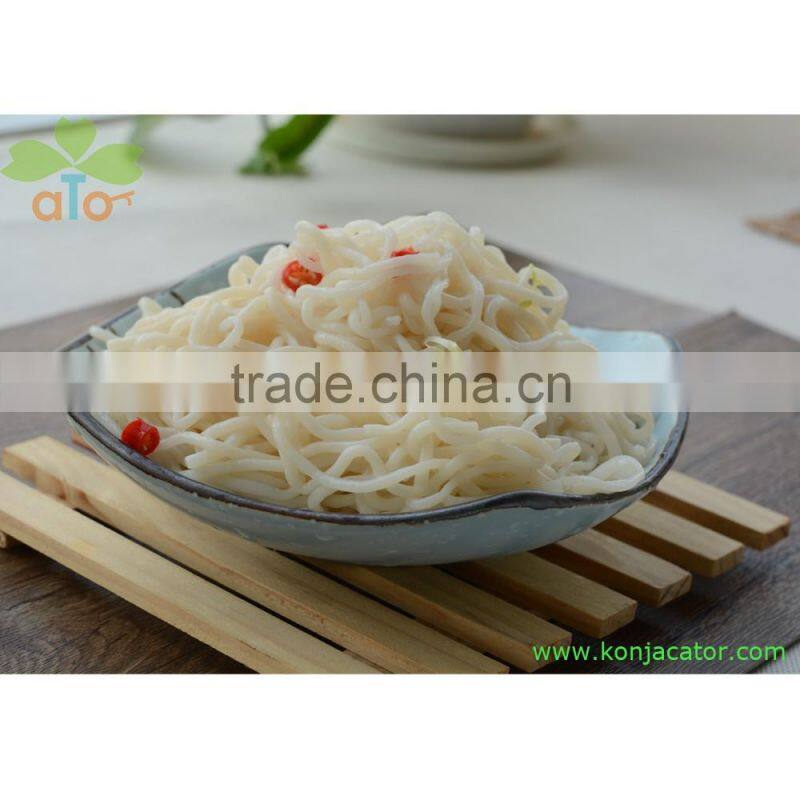 Chinese instant noodles konjac food supplier non fried dry konjac noodles