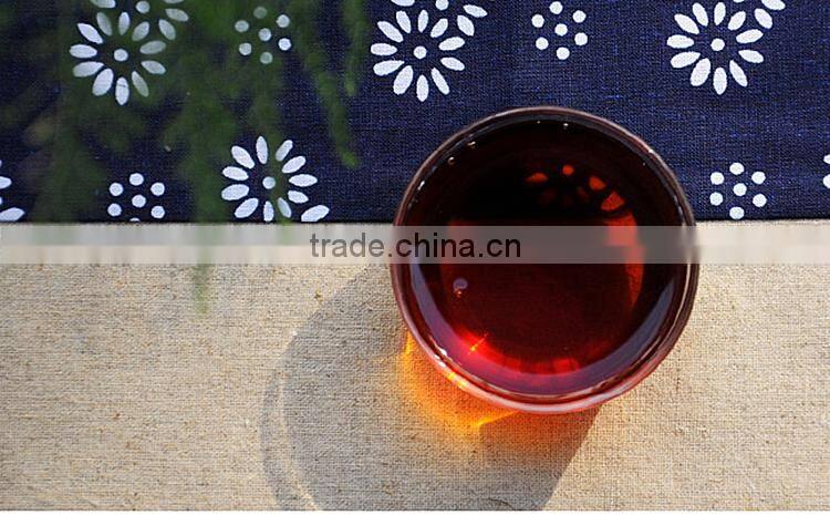 Wholesale mellow taste weight lose loose puerh tea highly welcomed detox tea Yunnan famous ripe royal puer tea