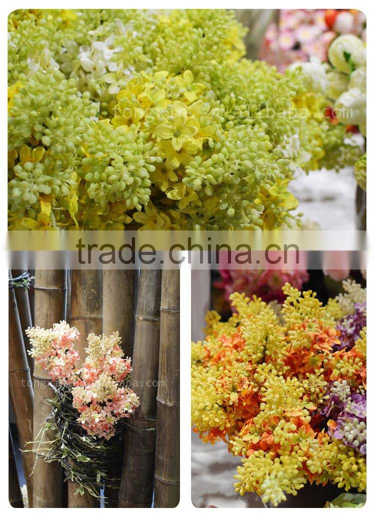 fabric wholesale silk cloth flower for home and wedding decoration artificial lilac flowers