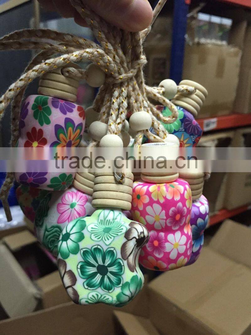 Wooden cap car perfume bottle 4ml 5ml 7ml 9ml 10ml 20ml