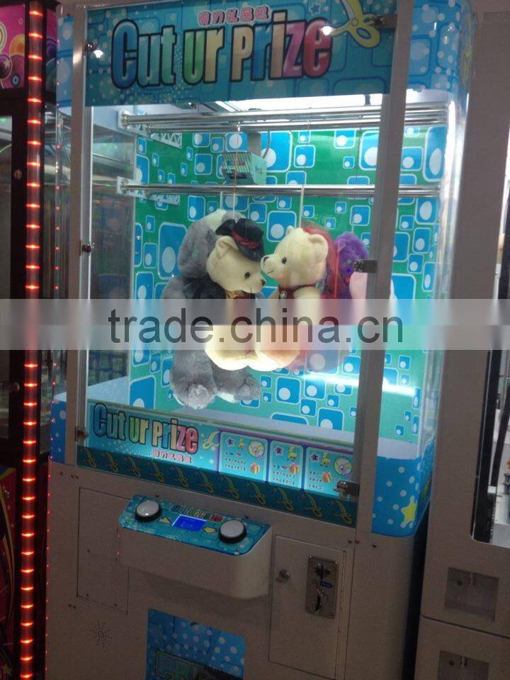 Hot Sale Candy Games Machines/DF-V213 Coin Pusher Toy Claw Vending games