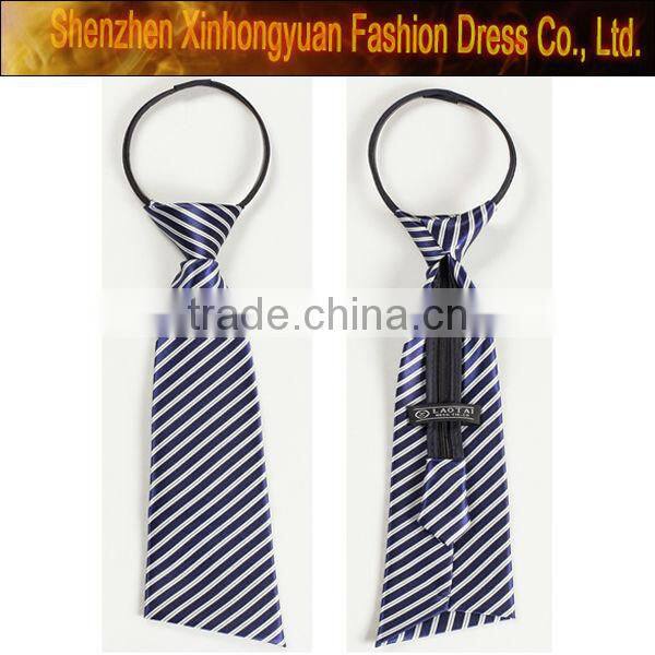 custom fashion silky polyester women's necktie