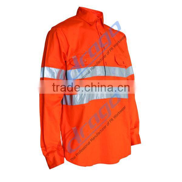 100% cotton fire retardant welding shirts for safety