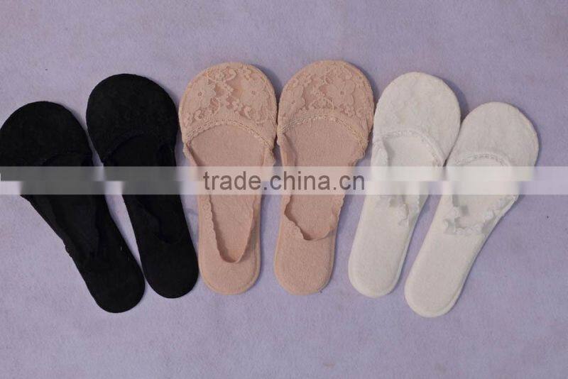 Womens Fashion Low Cut Ankle Socks With Lace