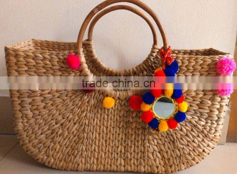 weed grass beach basket