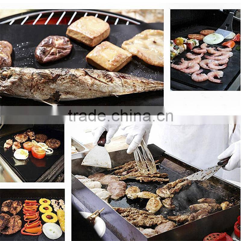 wholesale Outdoor barbecue special security Easily Cleaned Waterproof non stick bbq grill mat