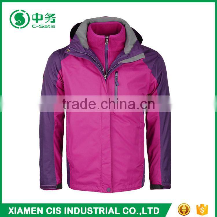 Top Quality Outdoor Waterproof Sportswear Women Softshell Jacket