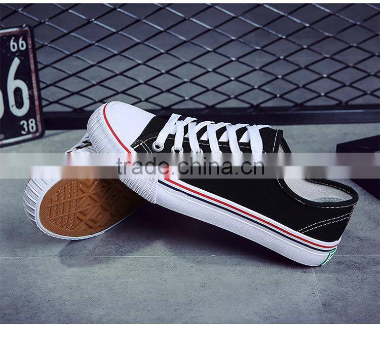 Plain color men's canvas shoes china wholesalers online