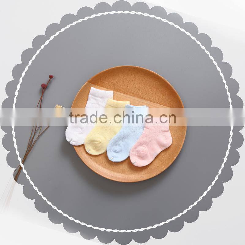 Summer thin section baby socks cotton 0-24 months newborn baby wear