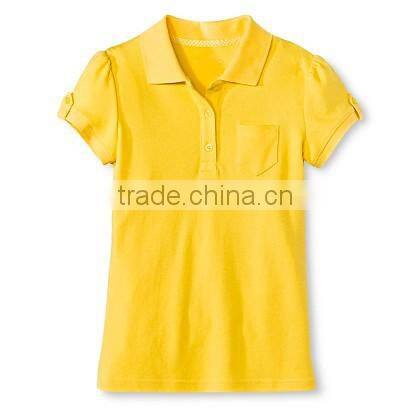 2016 OEM tshirt cotton polo shirt child polo shirts customized logo