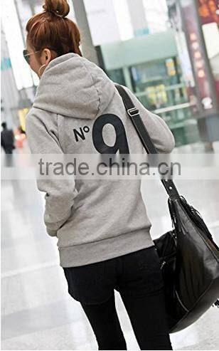 Women's Cute Coco Print Pullover With Hood Designer Tracksuits With Front Pocket