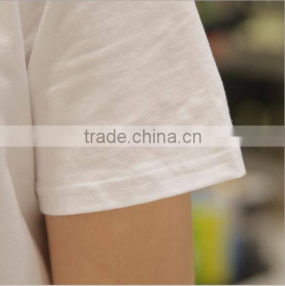 2016 New Arraivel Tshirt Custom Print Man To Man Tshirt With High Quality Different Color Size