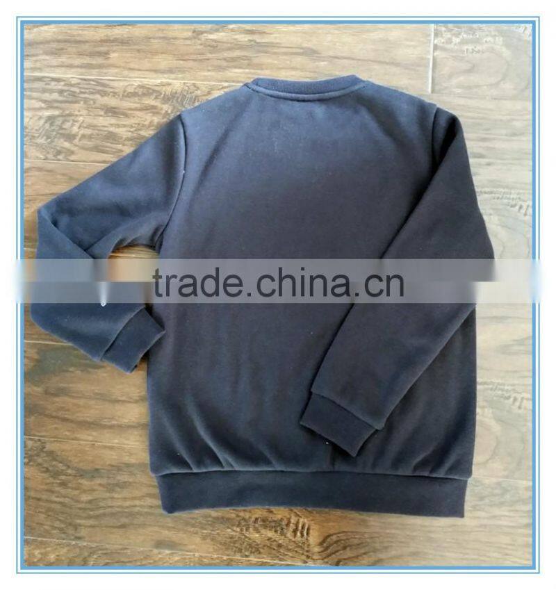 Winter autumn kids hoodies boys thick sweater children casual navy clothes