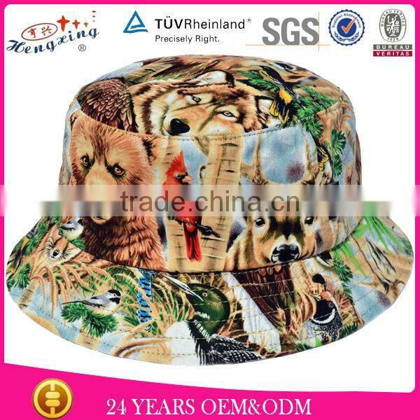 Roll up white cool custom tie dyed bucket hat