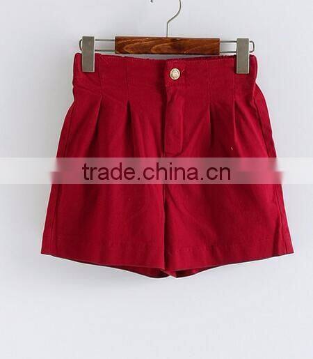 EY0615P Summer Fashion Casual Candy Color Street Style Sexy Ladies Shorts