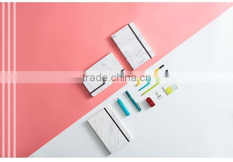 A5 PU cover planner customizable logo personal diary organizer with elastic