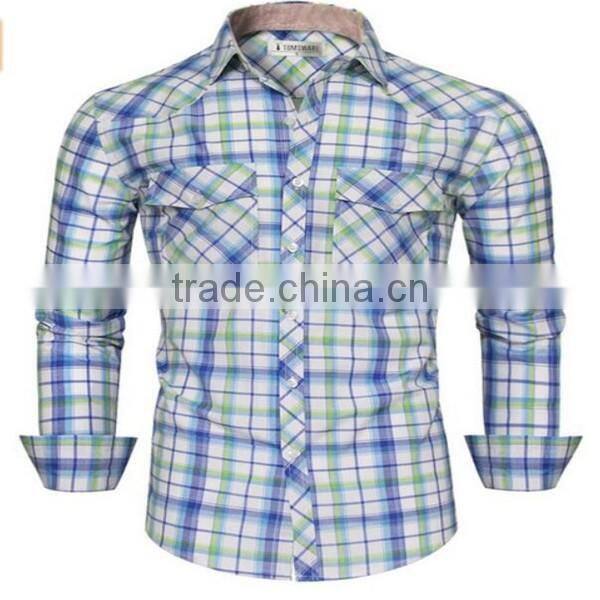2016 new wholesale 2ply 100% cotton custom mens casual dress shirts