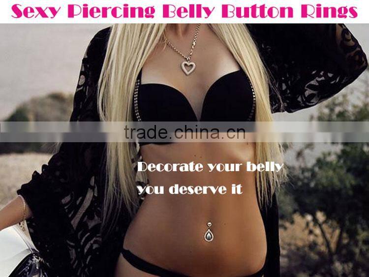 Piercing Septum Gem Flashing Jewelry Navel Ring